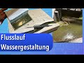 1:160 Modul Anlage - Grünes Algenblüte Flusswasser mit Strömung - Wie darstellen?