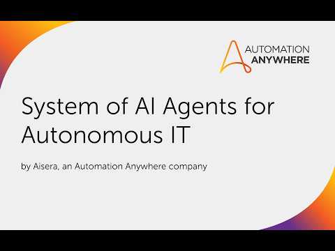 Autonomous IT with a System of AI Agents | Aisera Assistant