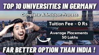 Top 10 Universities in Germany With Complete Admission Process | Step By Step