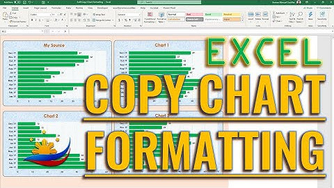 Excel How to Copy Chart Formatting