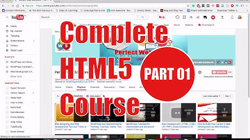 Complete HTML5 Course Part 01 : HTML5 Tutorial for Beginners in Urdu / Hindi Language 2017