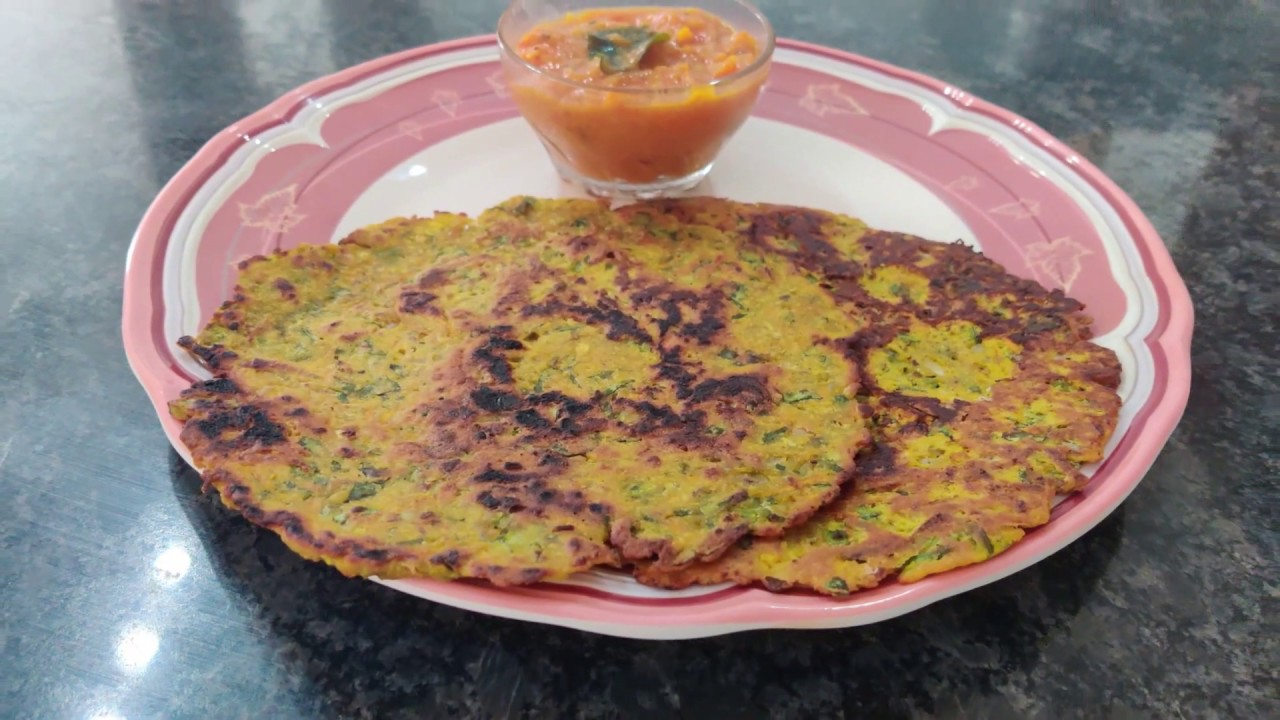 VEGETABLE JOWAR ROTI - HEALTHY BREAKFAST RECIPE - 4 (TELUGU WITH