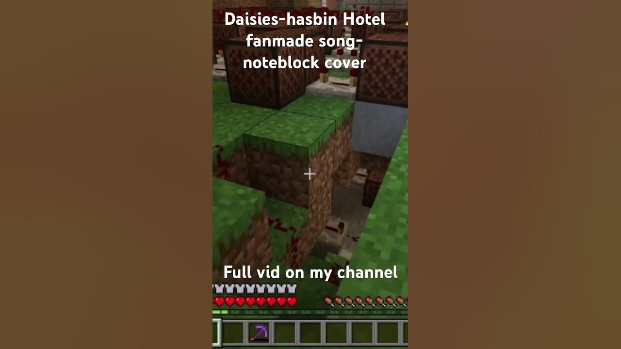 Daisies- hazbin hotel fan made song- note block cover #hazbinhotel #minecraft #noteblocksong #fun Daisies- hazbin hotel fan made song- note block cover #hazbinhotel #minecraft #noteblocksong #fun