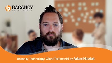 Bacancy Technology - Testimonial From Adam Hetrick for .Net and Angular Development Services