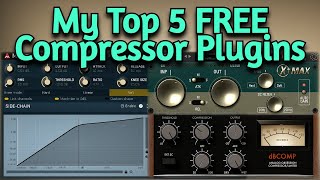 Top 5 FREE Compressor VST Plugins For Mixing & Mastering in 2024 (My Favorites I Actually Use)