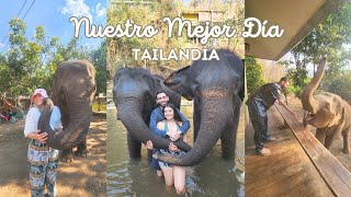 Día con Elefantes en Chiang Mai, Tailandia