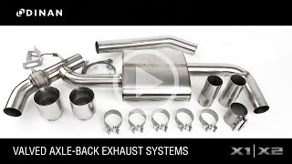 homepage tile video photo for Dinan F48/F39 X1/X2 28i Valved Axle-Back Exhaust - Sound Clip