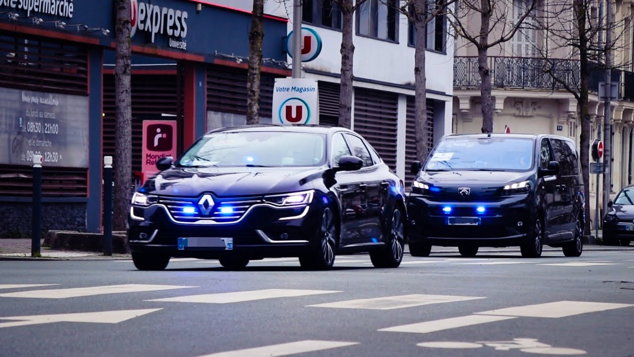 Convoi Ministériel MASSIF à Angers ! 🇫🇷⚜️ Ministres Intérieur + Écologie  en visite inondations