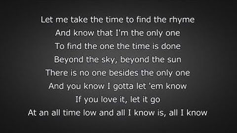 Logic - The Incredible True Story (Lyrics)