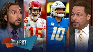 Justin Herbert, Chargers agree to $262M deal; Patrick Mahomes underpaid? | NFL | FIRST THINGS FIRST