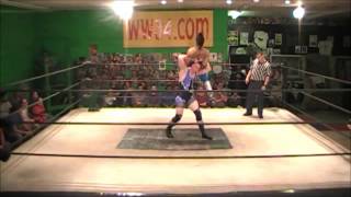 WWA4 Move Average Joe Double Underhook Sit-down Bomb