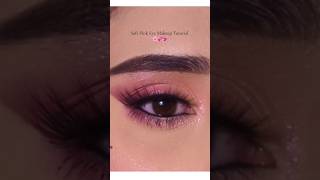 Soft Pink Eye Makeup Tutorial 🌷💗#makeup #makeuptutorial #trending #eyemakeup #shorts #eyemakeuplooks