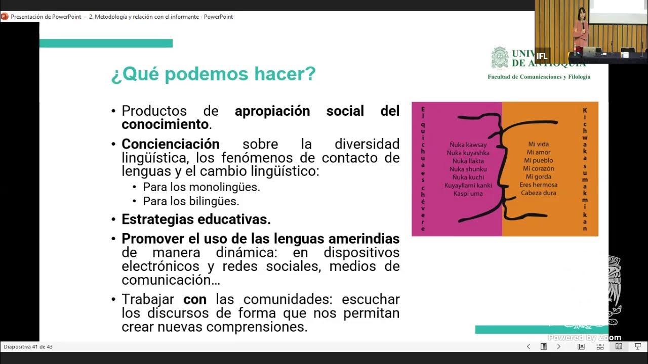 Curso Contacto Lingüístico y variedades de español en contacto. YouTube