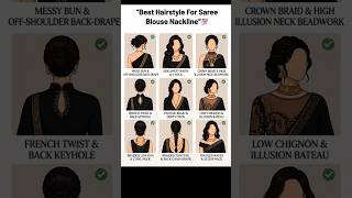 👉 “Comment your favorite  hairstyle for blouse neckline 👚✨ #trending #fashion #yt #youtubeshorts