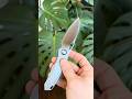 Kunwu Zen Compact ELMAX Orange Peel Titanium Frame lock front Flipperfolding knife #edc