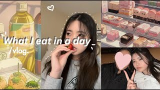 What I eat in a day/mini vlog +*:ꔫ:*