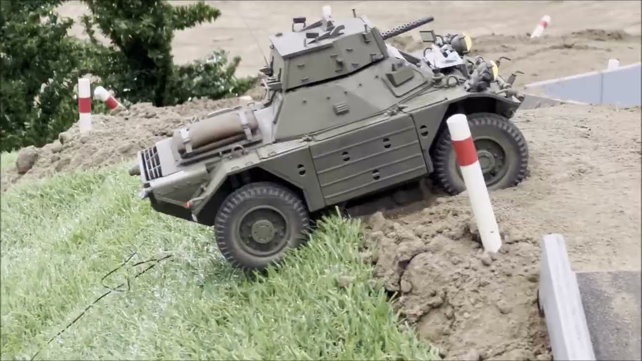 Daimler Mk2 armoured car 1/16 rc scratch build 
