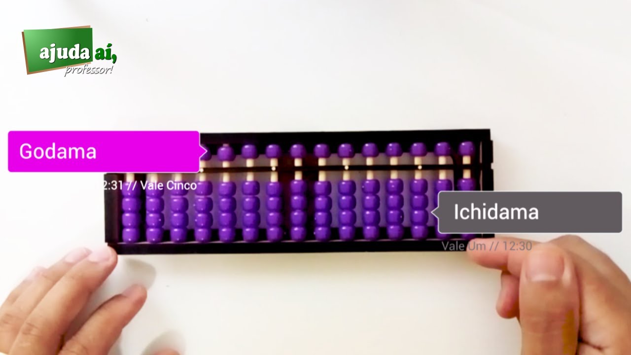 SOROBAN DO ZERO | Conheça a ESTRUTURA e entenda como REGISTRAR os números | Ajuda Aí, Professor!