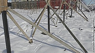 BC: Установка заборных столбов. Подготовка, выравнивание, бетонирование, обрезка BC: Установка заборных столбов. Подготовка, выравнивание, бетонирование, обрезка