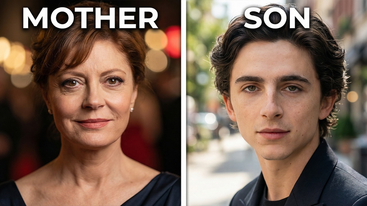 Hollywood’s Legendary Mothers & Their Sons: Then and Now