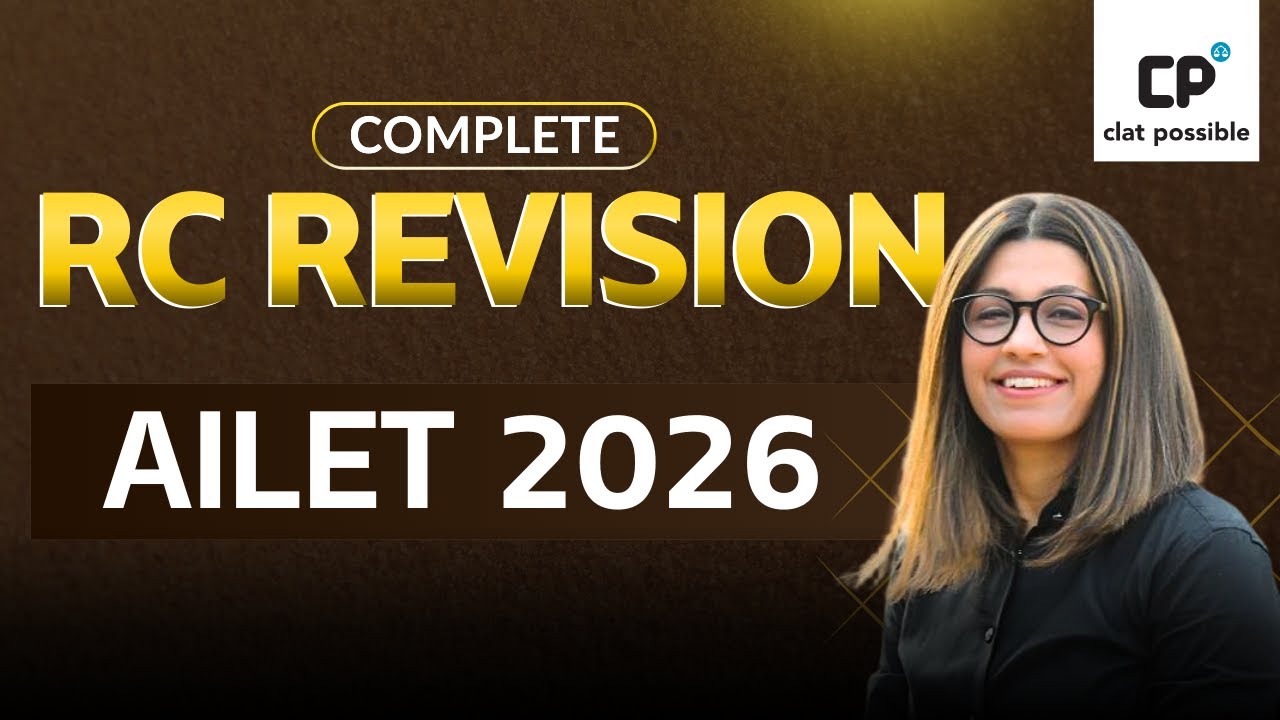 AILET 2026 Reading Comprehension – Complete Revision in One Shot | CLAT ...