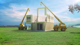 #Футаж постройка виртуального дома ◄4K•HD► #Footage building a virtual house