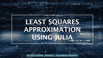 Ordinary least squares tutorial using Julia
