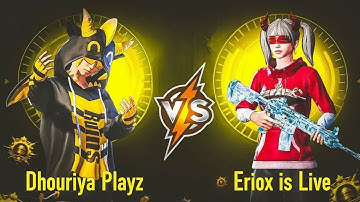 1v1 TDM CHALLENGE WITH LOVELY FRIEND 🥰 @eriox_is_Live