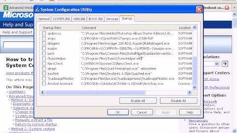 How To Optimize Your PC - How To Use The MSConfig Utility