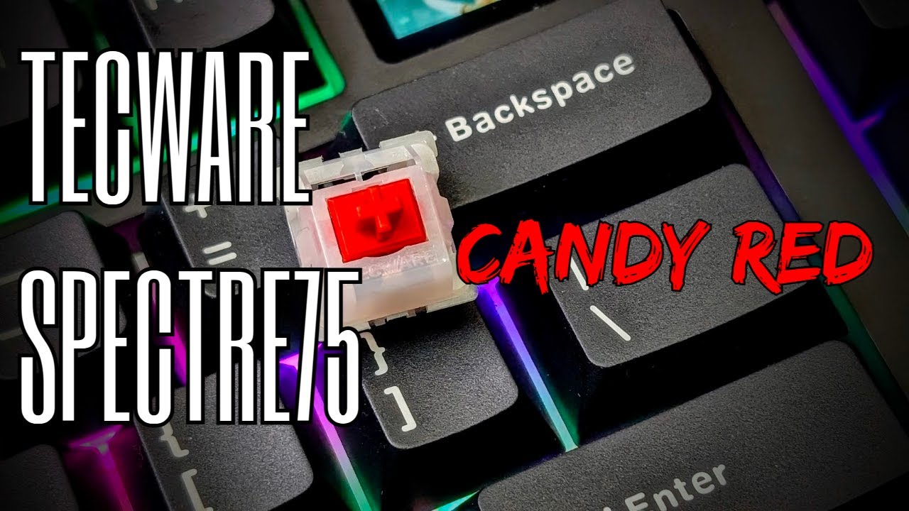 Tecware Spectre75 Sound Test Candy Red