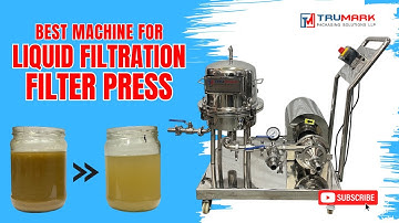 Sparkler Zero Hold Up Filter Press | Pharma, Chemicals, Dairy & Beverage Filtration System