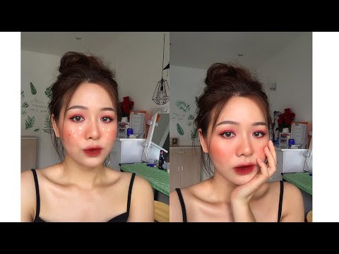 ♡ HOLIDAYS MAKEUP - RED MAKEUP ♡