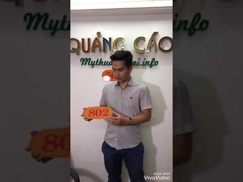 Video Biển Số Phòng Bằng Mica- Làm Biển Số Phòng Khách Sạn... - youtube