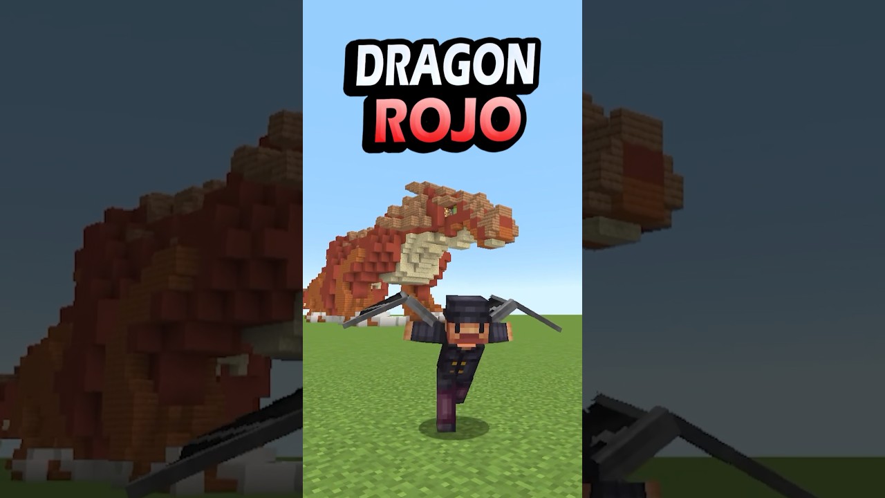 Notch quería DRAGONES ROJOS 🐲 #Minecraft
