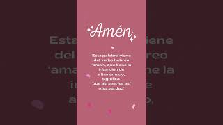 Amén ✨