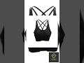 Yoga vest-style fitness bra