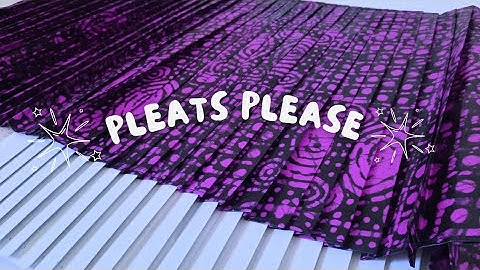 Making Fabric Pleats using a Handmade Tool *for the first time*#pleats #pleateddress