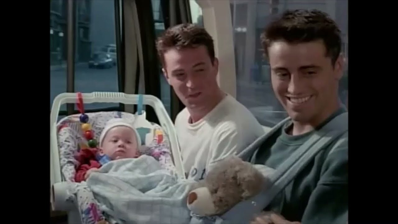 Friends | Joey and Chandler Lost The Baby on The Bus