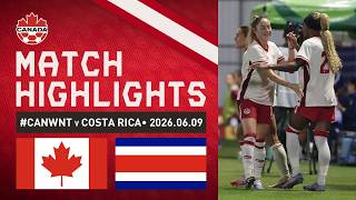 SONIS SCORES A HAT TRICK! | CanWNT vs. Costa Rica Highlights