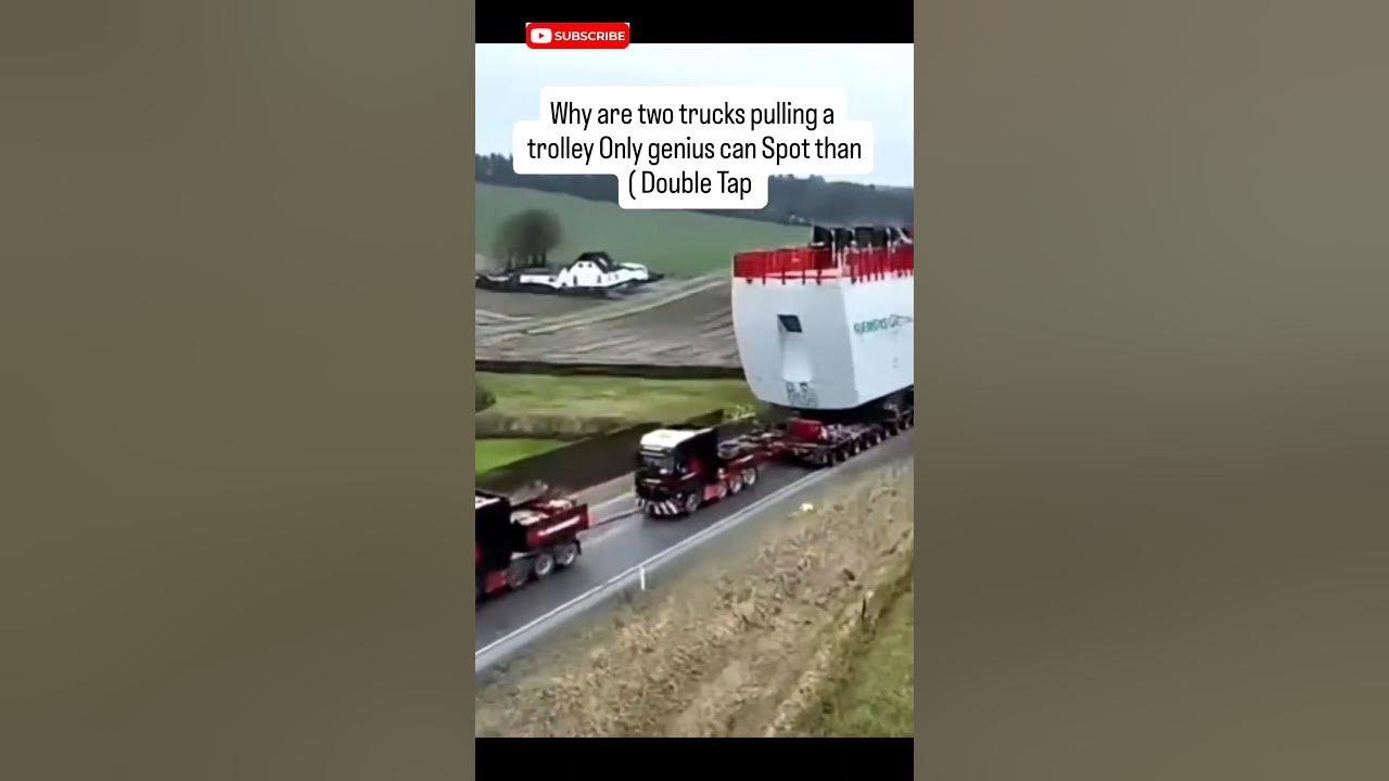 only genius can spot what is wrong ? #challenge #reels #truck #driving #car #road #traffic