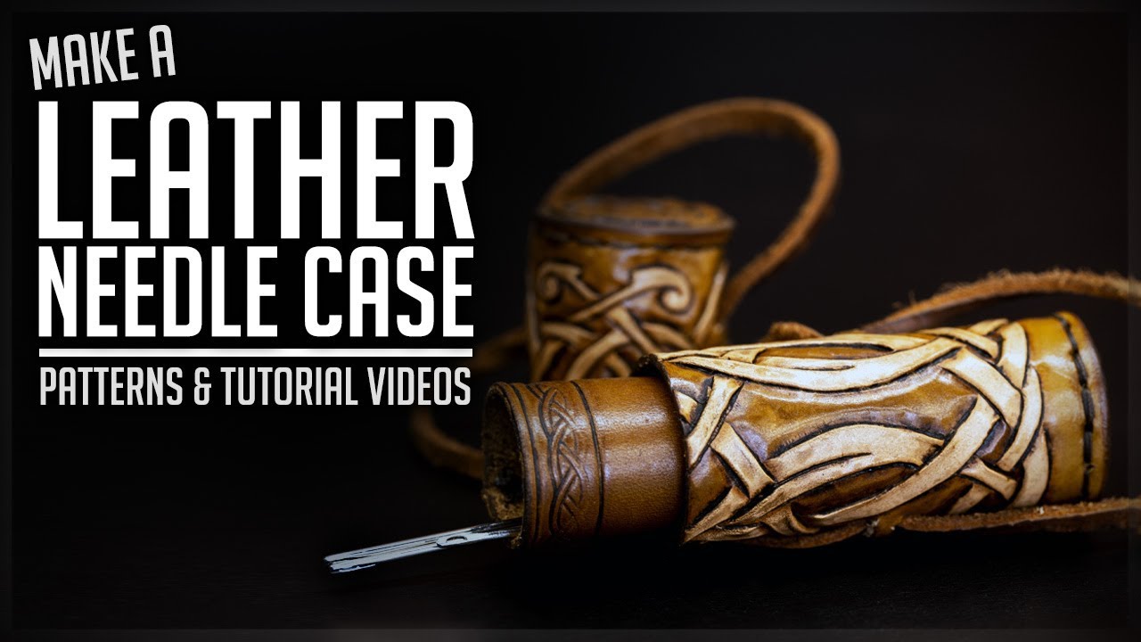 Сделайте средневековый игольник с резьбой по коже