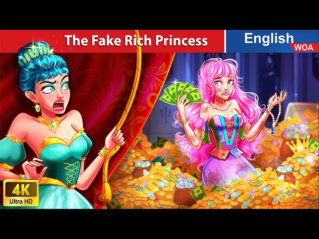 The Fake Rich Princess 💰 Princess Story 👰🌛 Fairy Tales in English @WOAFairyTalesEnglish class=