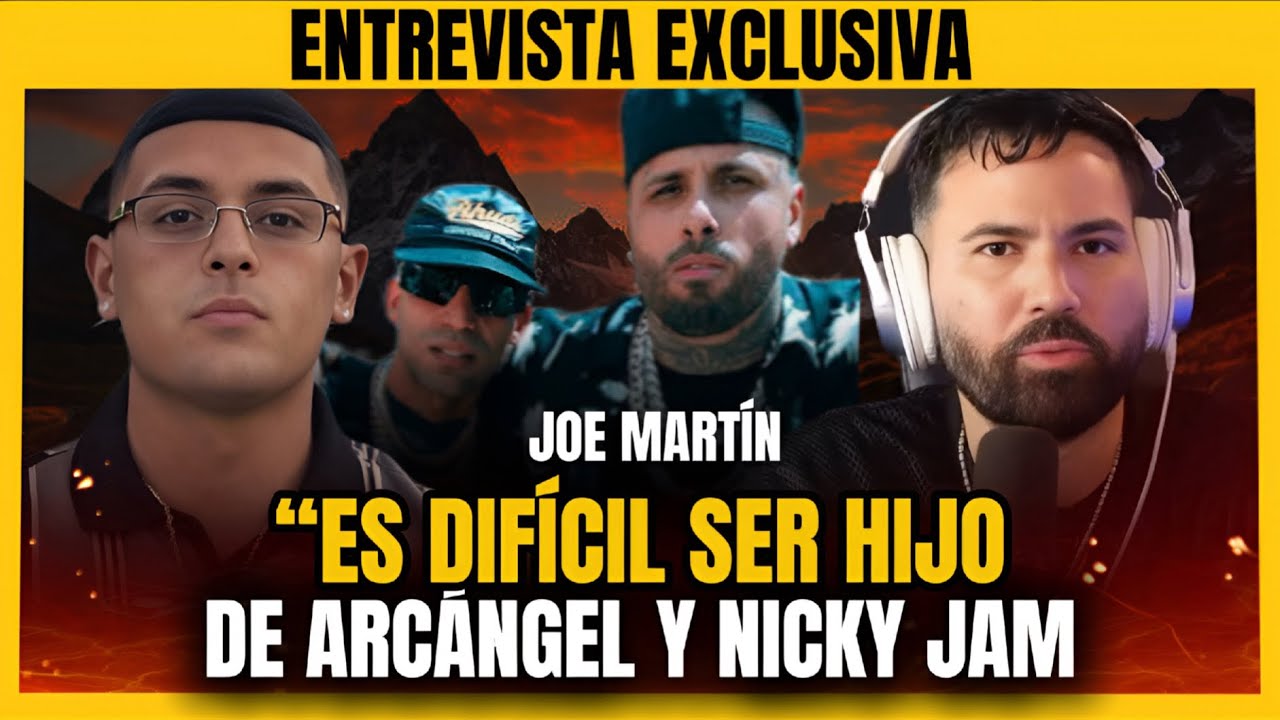 JOE MARTÍN: Mis padres Arcángel y Nicky Jam / Seré el mejor streamer / No seré Cantante