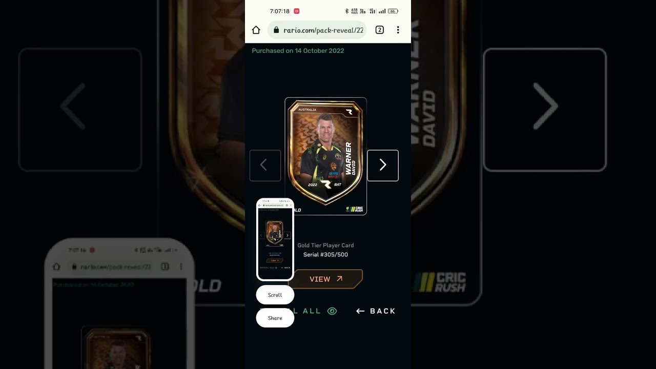 Opening australian rario champion pack.        