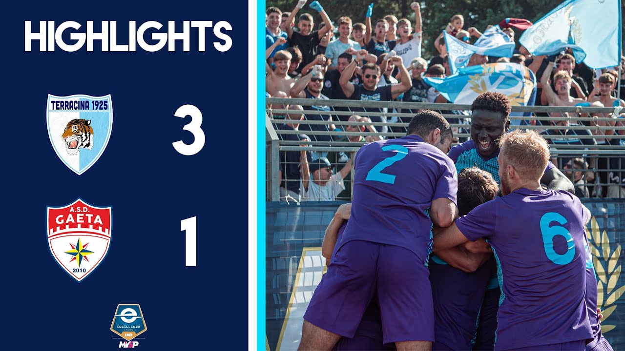 6ª giornata | Terracina-Gaeta 3-1, gli highlights