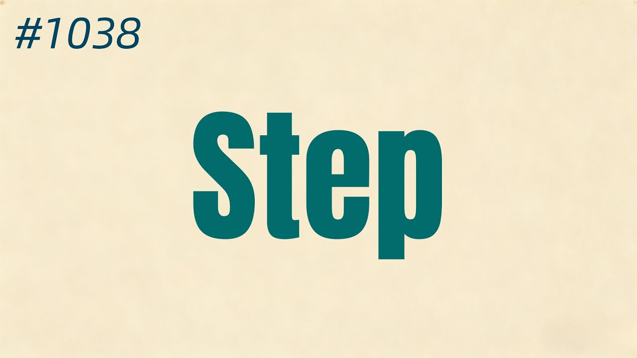 The Meaning of "Step" and How to Use It in Context | English Listening Practice for Beginners