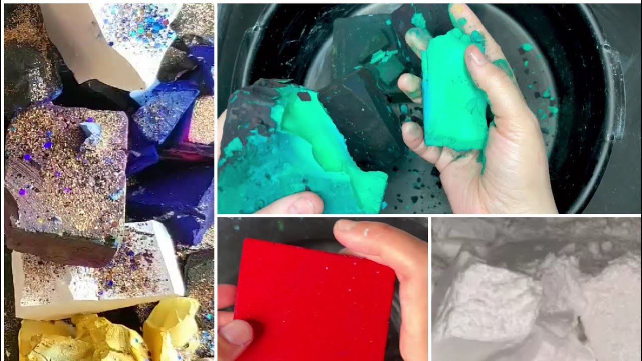 Dyed Soft Gym Chalk Blocks🌈|Ader Gym Chalk Complication 🌈| - YouTube
