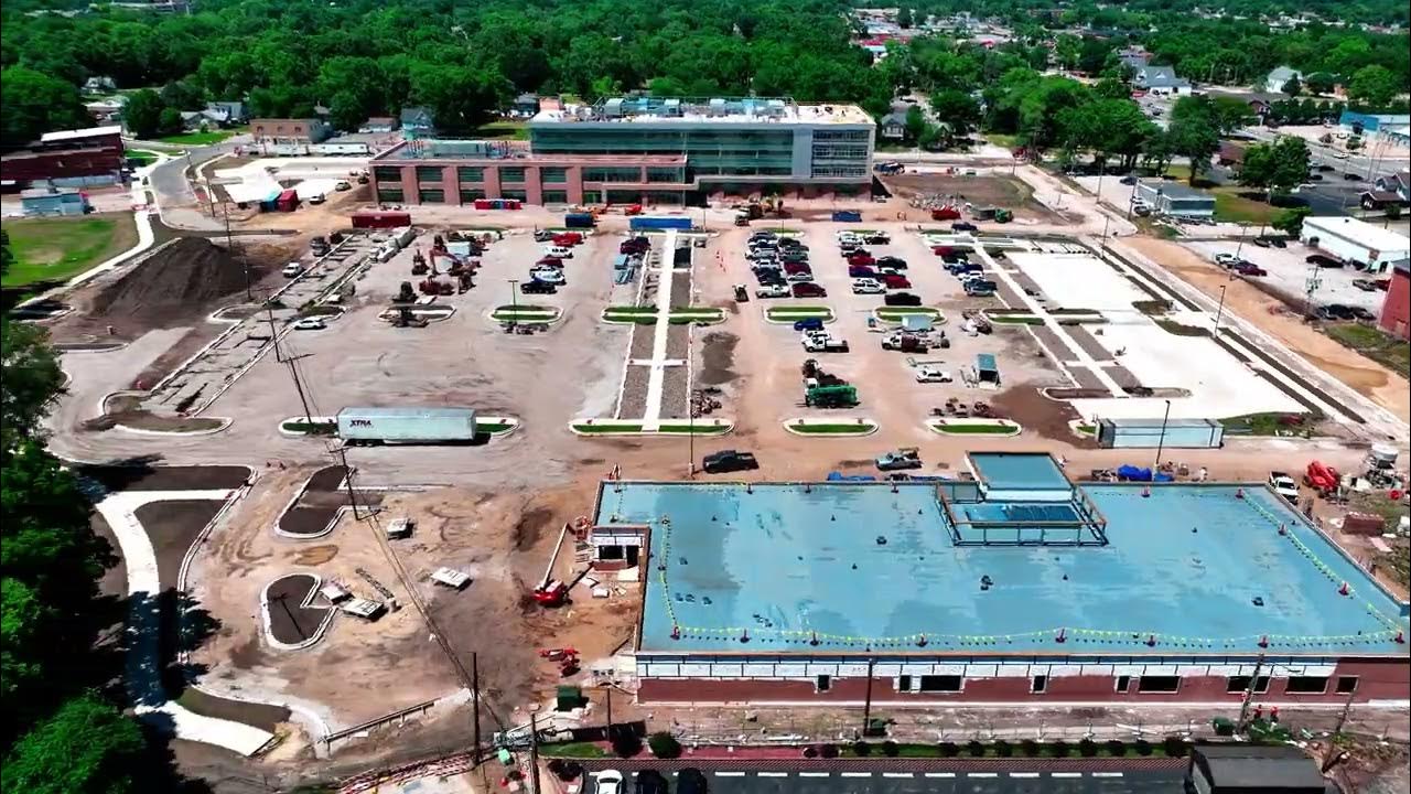 Current status of the Carle at the Riverfront site in Danville, IL