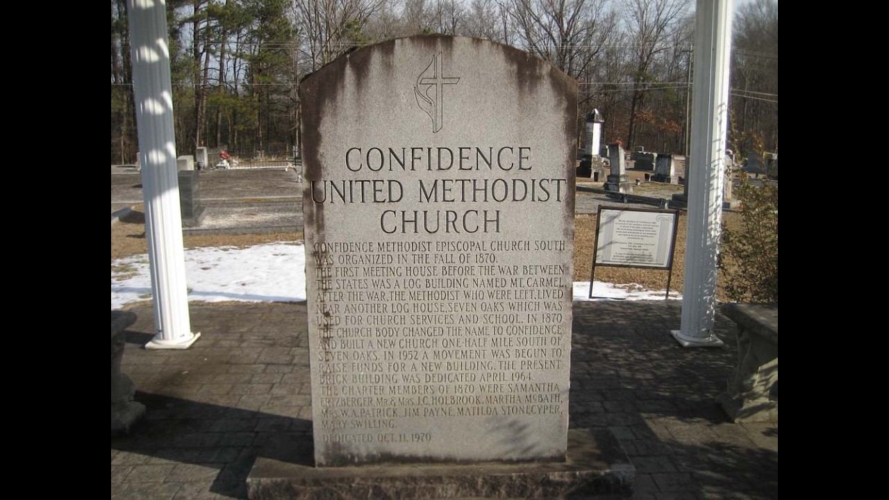 Confidence United Methodist Cemetery:Cemeteries of Northeast GA in Stephens County.