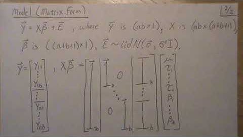 Randomized Complete Blocks ANOVA (part 1/6): Model Development